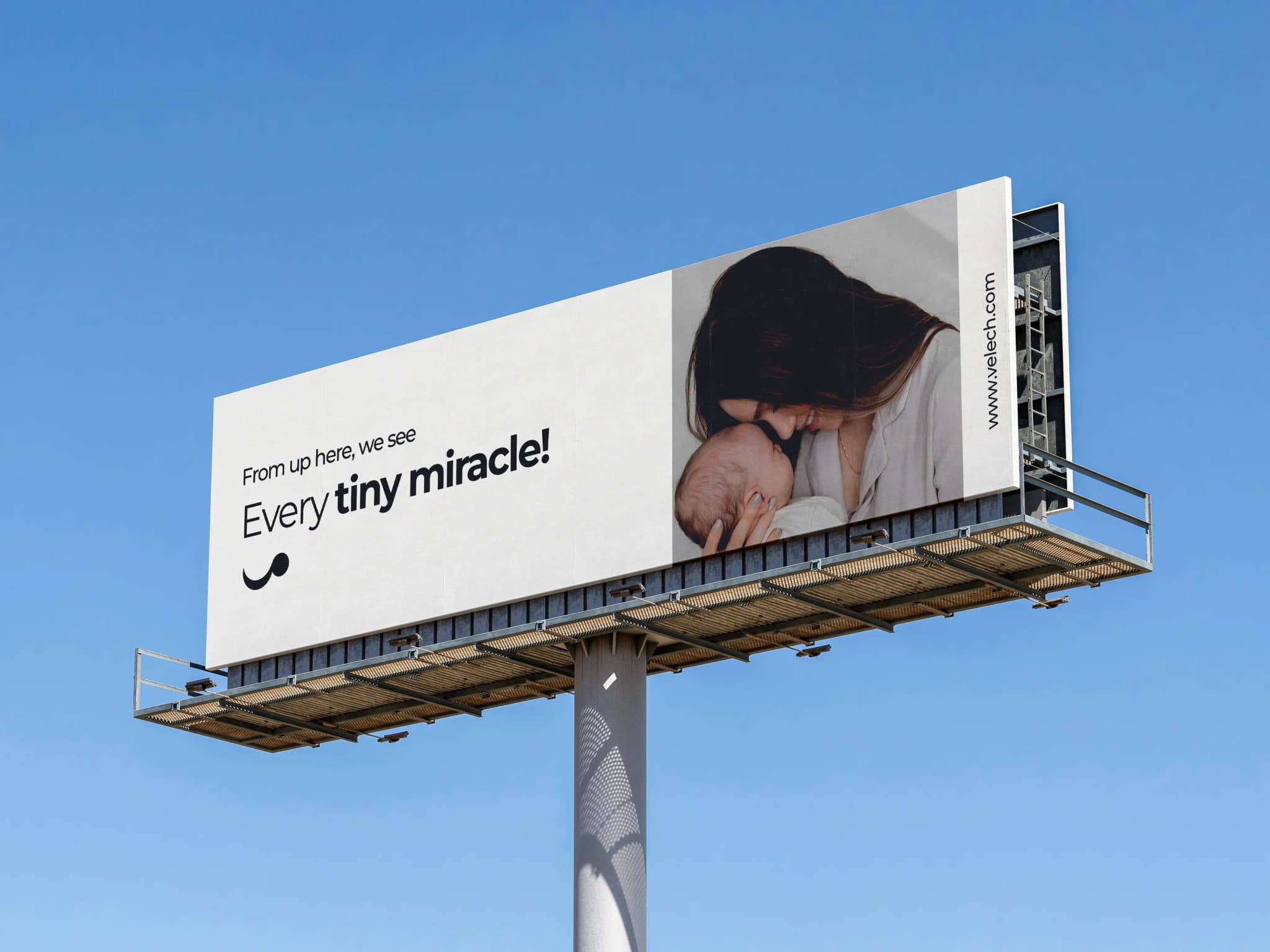 Velech billboard mockup concept